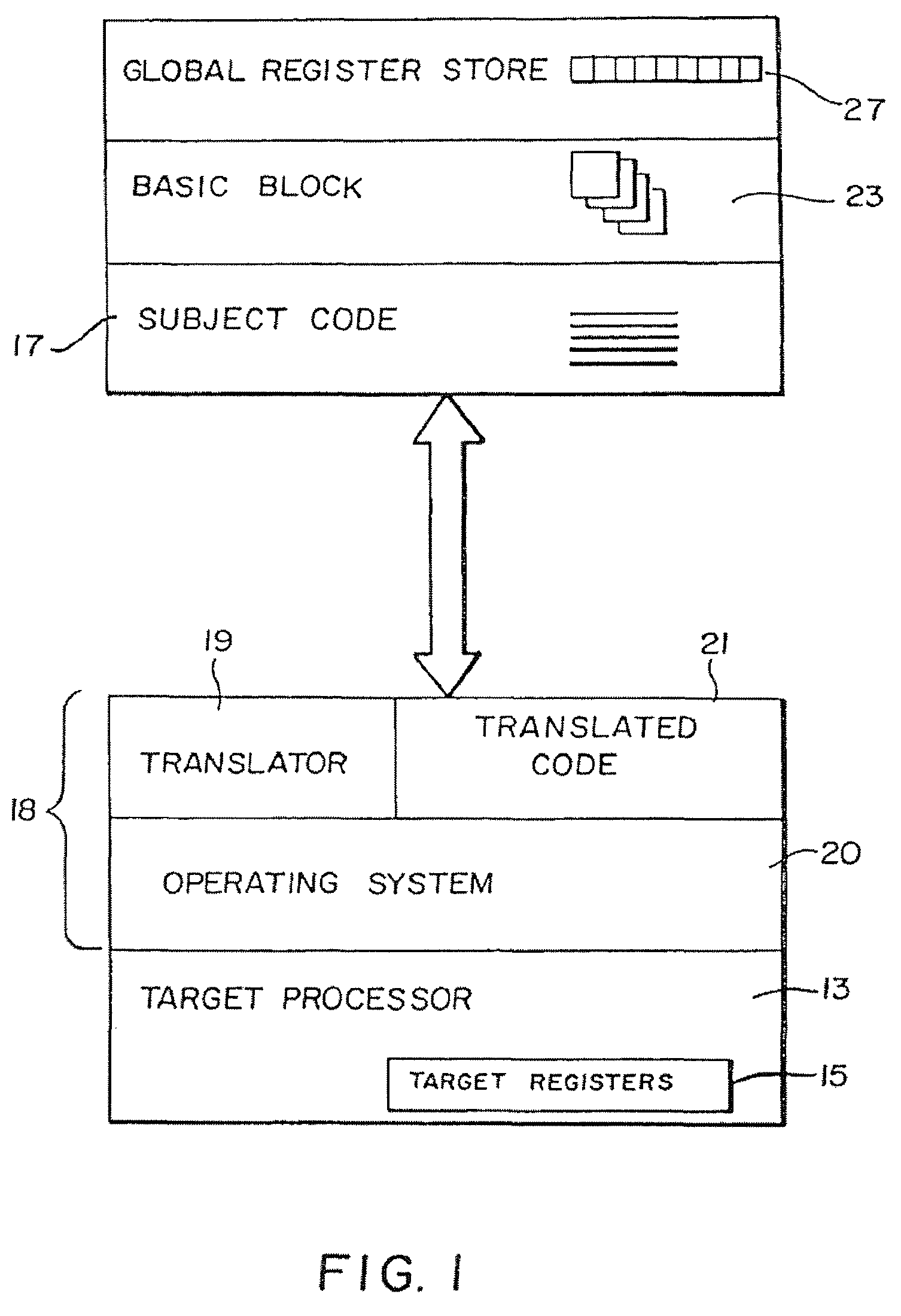 Shared code caching for program code conversion