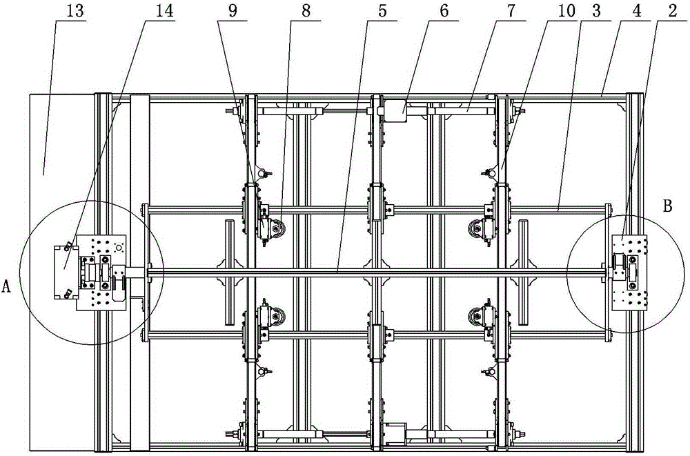 Solar cell module turning device