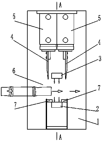 Seed bud recognition sensor of sugarcane cutting machine