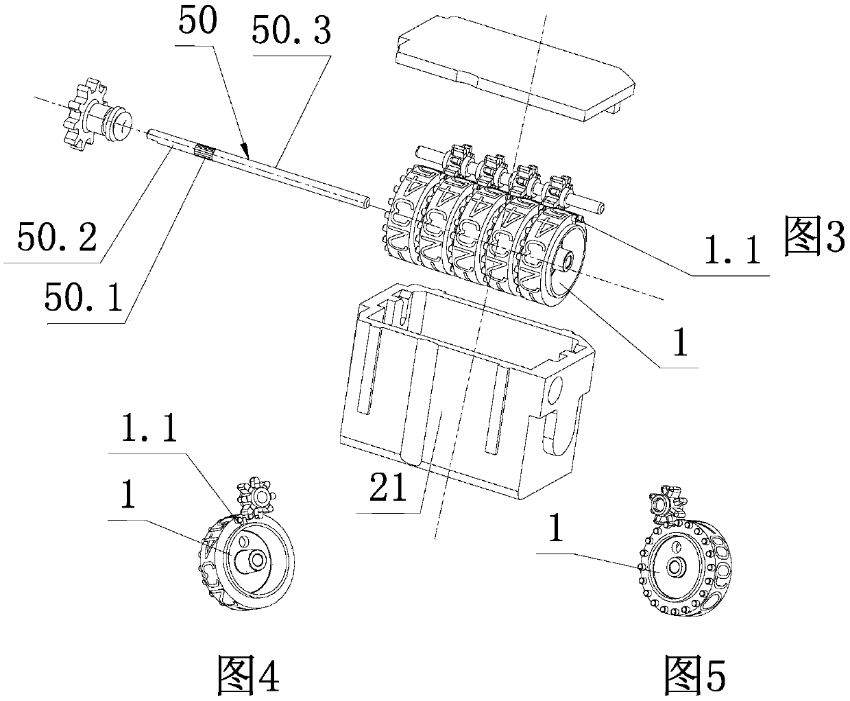 Equipment for assembling character wheels into character wheel housings