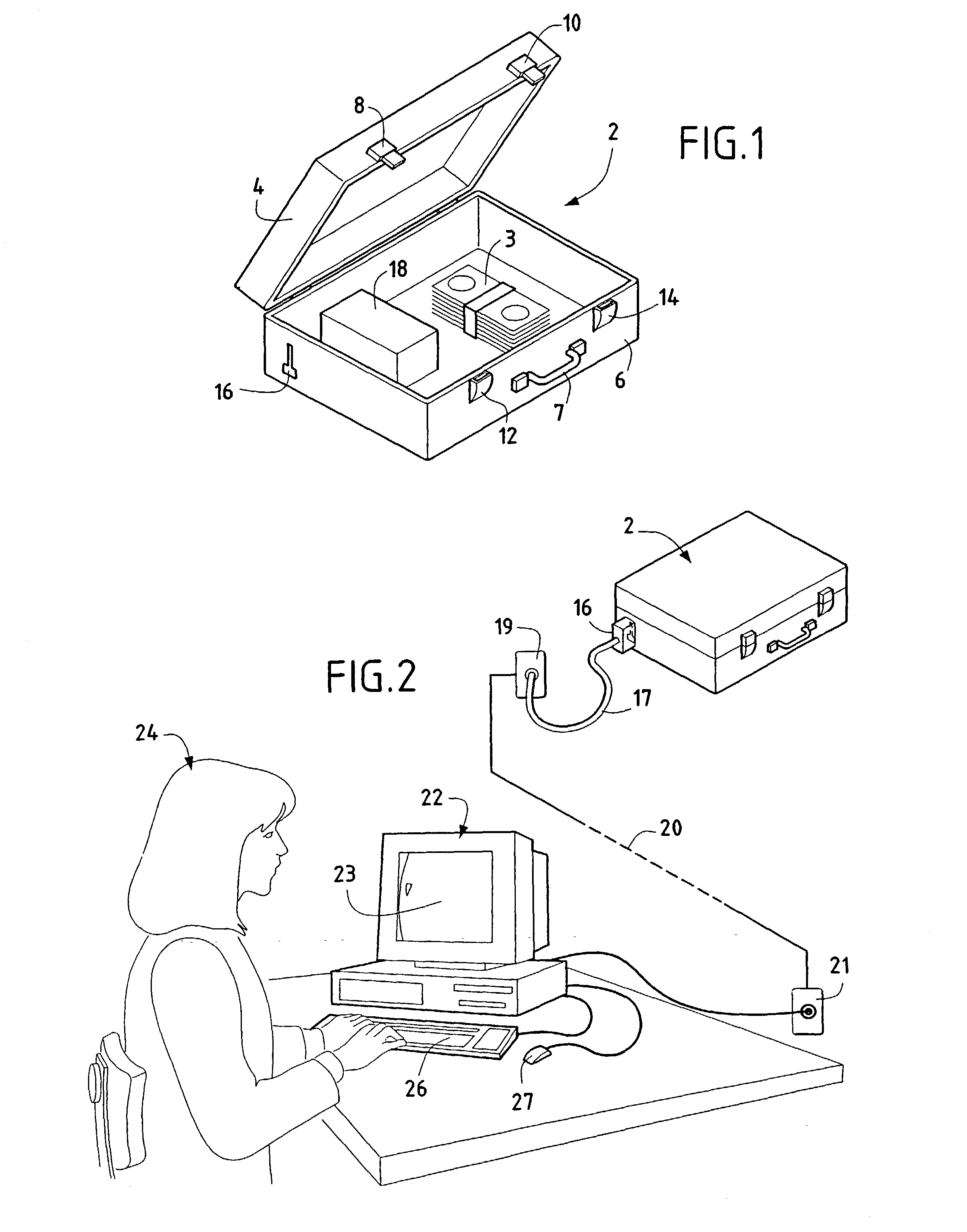 Device and method for safe transport on an object