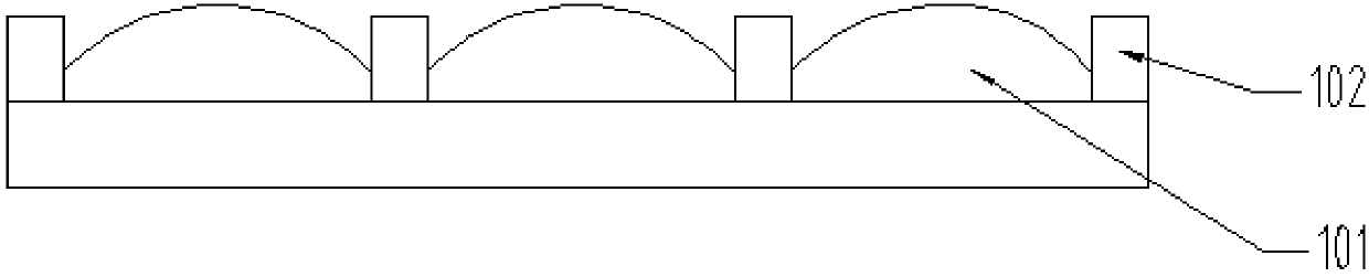 Color film base plate and preparation method thereof