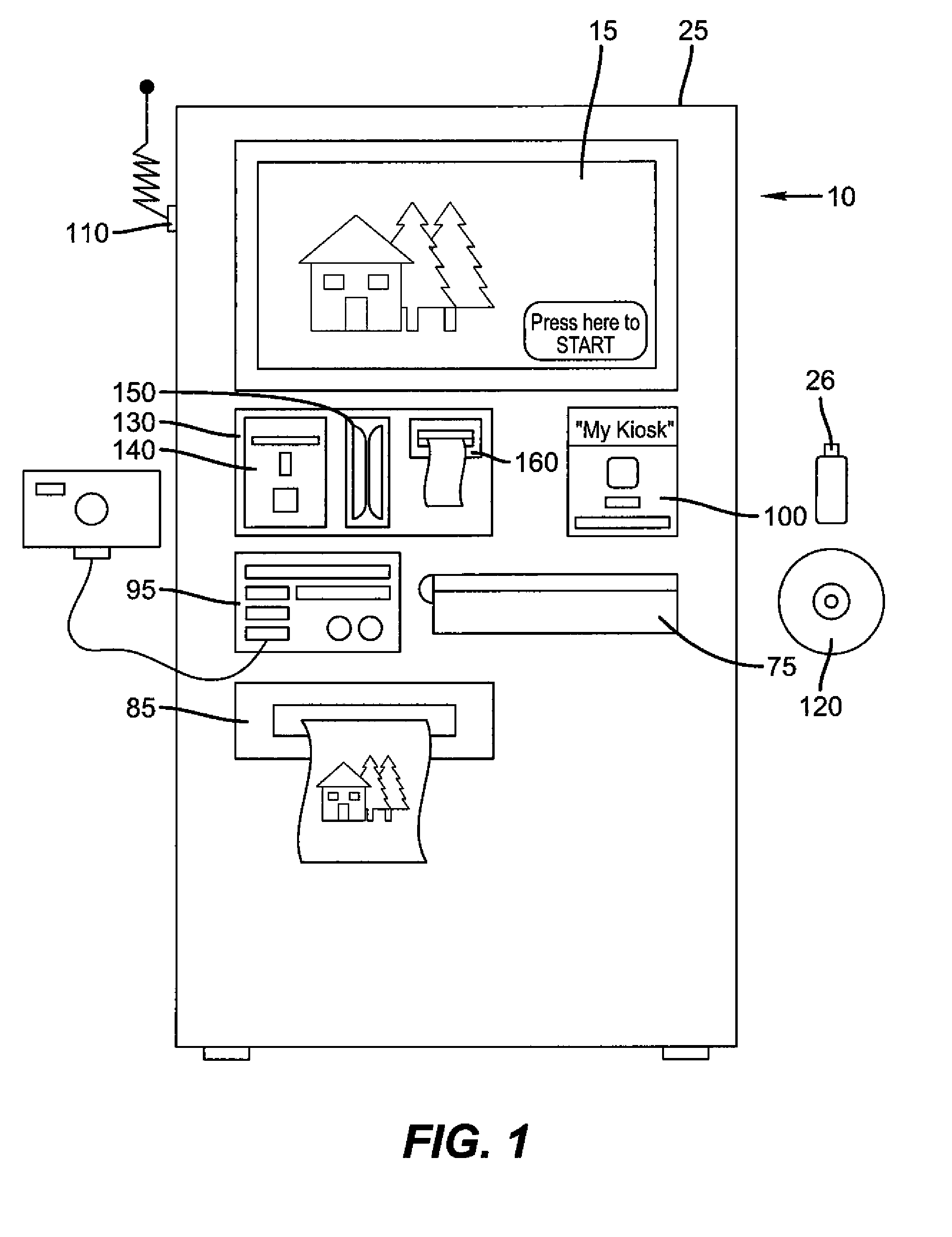 Simplified walk-up enablement of internet-based, personalized access to retail imaging devices and services