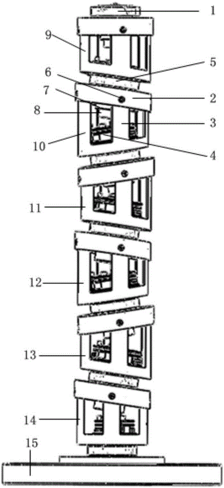 Humanoid robot trunk structure