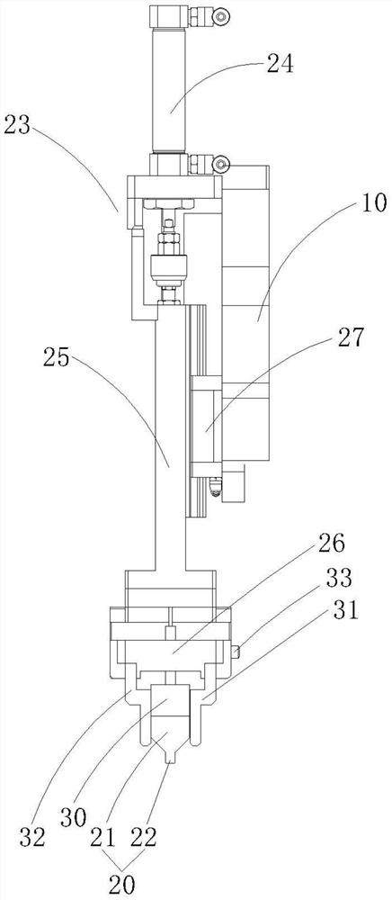 Heat sealing knife device