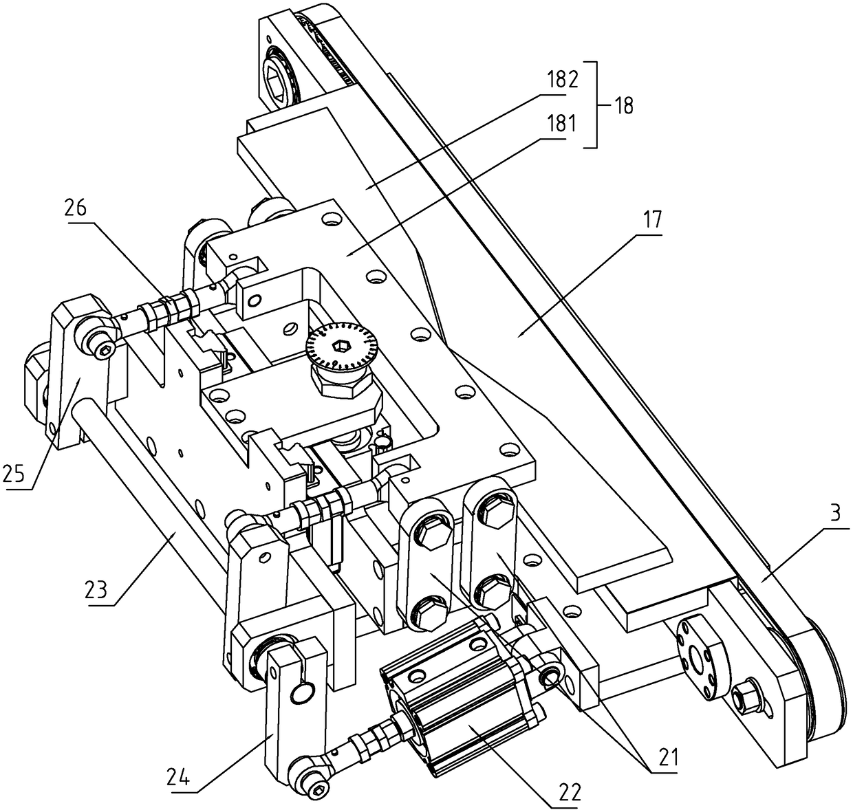 Edge-folding and press-fit mechanism for surface sealing machine