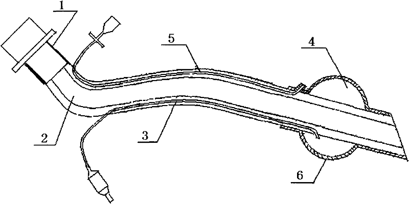Artificial trachea cannula made of nano materials and preparation method thereof