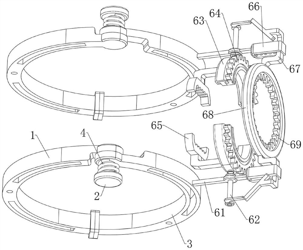 Winding, bundling and positioning structure based on automobile wire harness