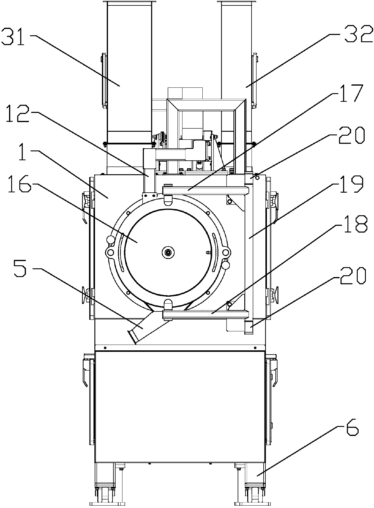 Continuous coating machine and continuous coating method with continuous coating machine