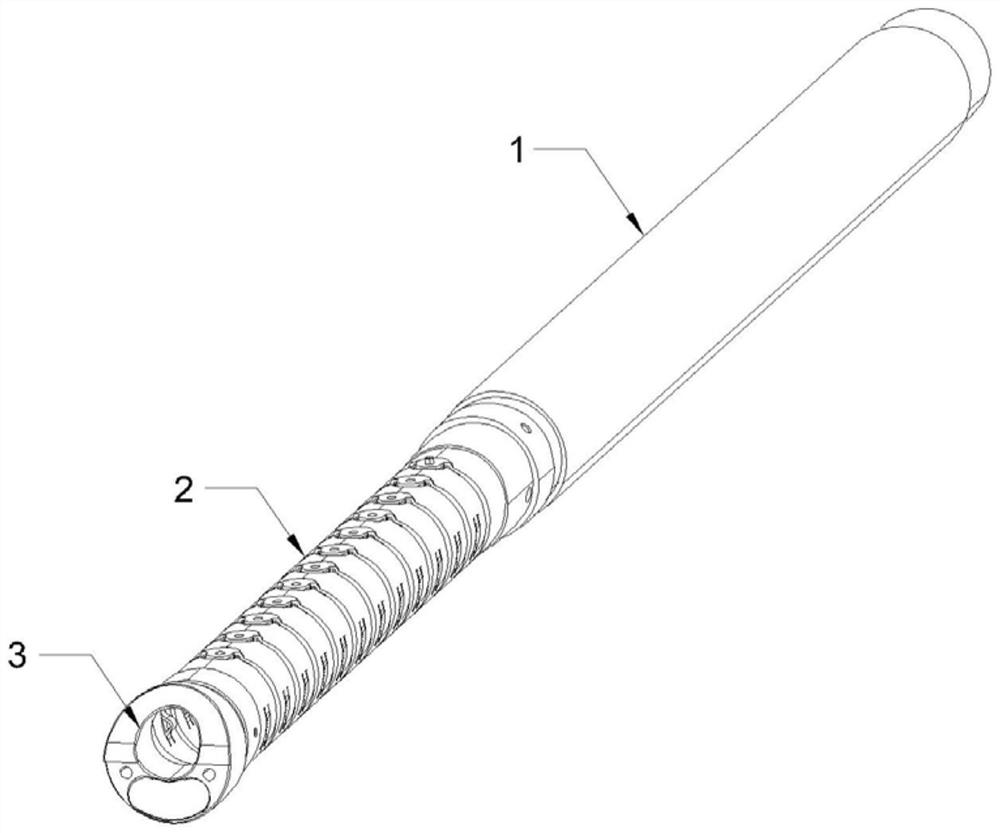 Endoscope camera arrangement structure