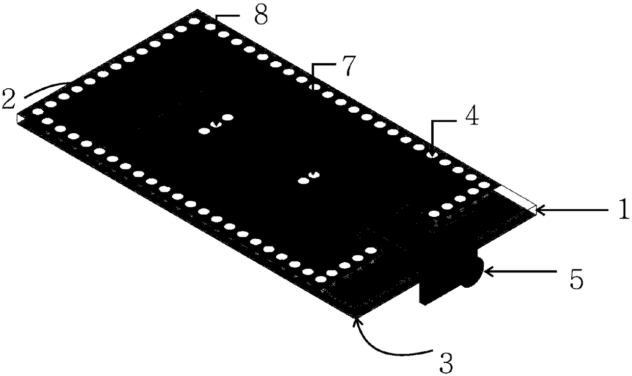 Shorting pin loading-based cavity-backed slot antenna of substrate integrated waveguide