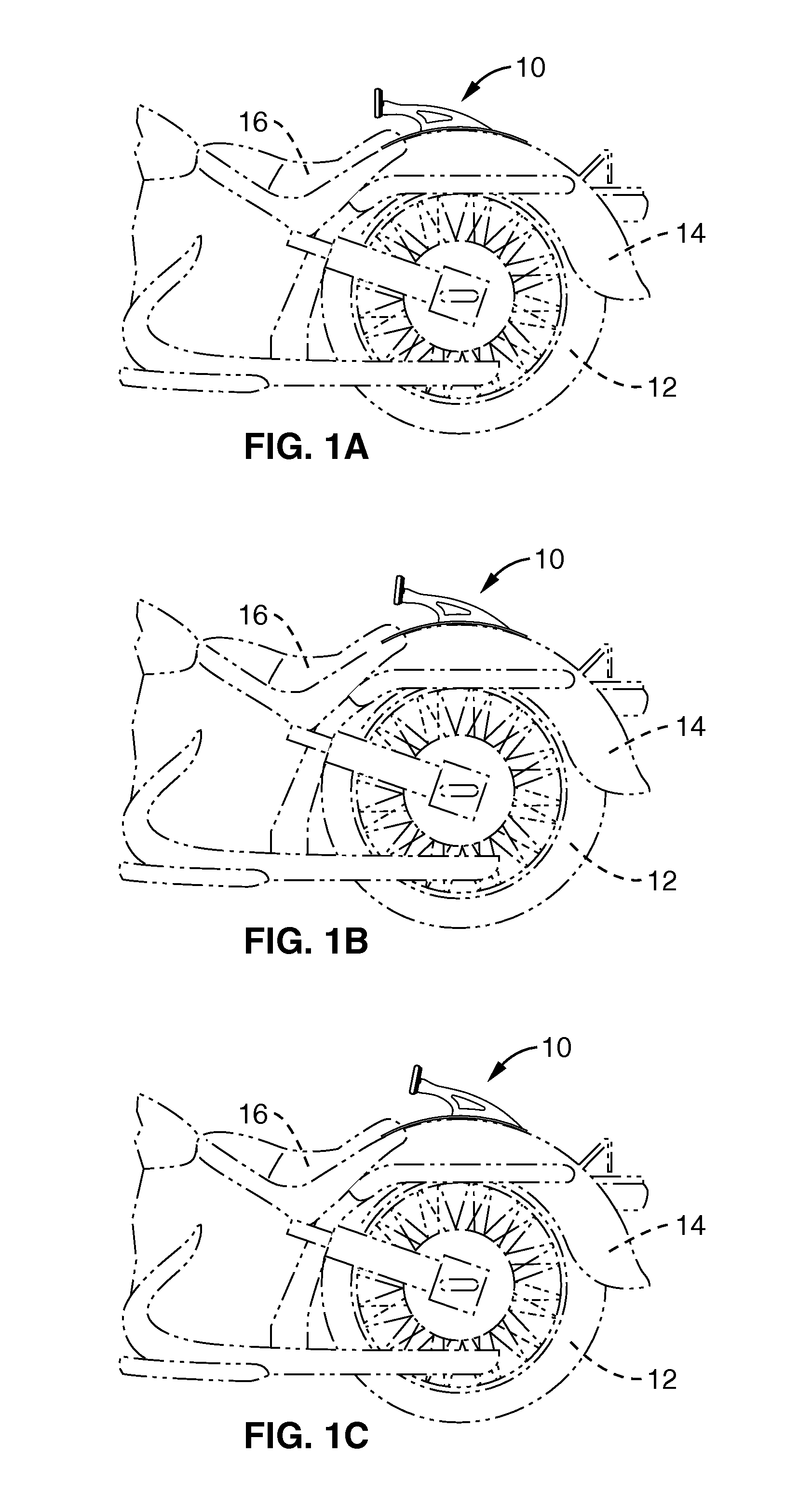 Adjustable motorcycle-mounted back support