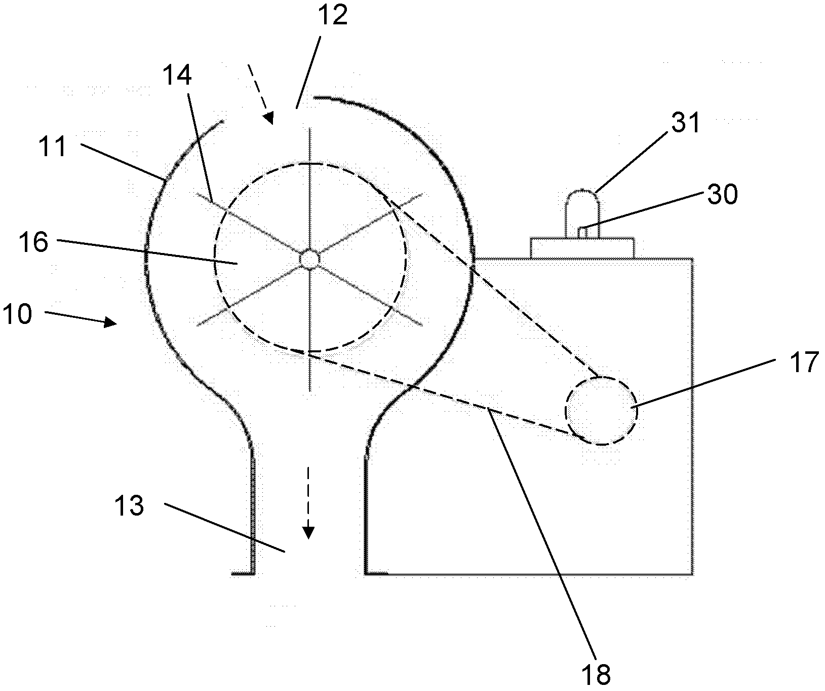 Outlet warning device of steam trap