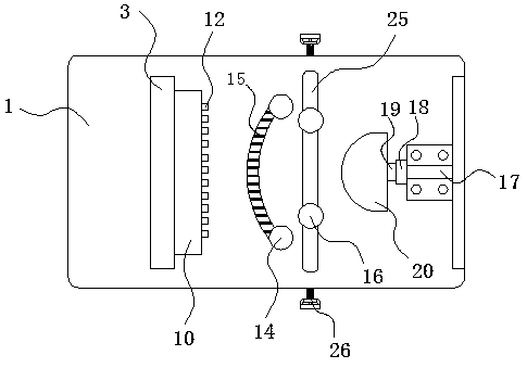 Massage chair component bending radian fine adjustment continuous detection device