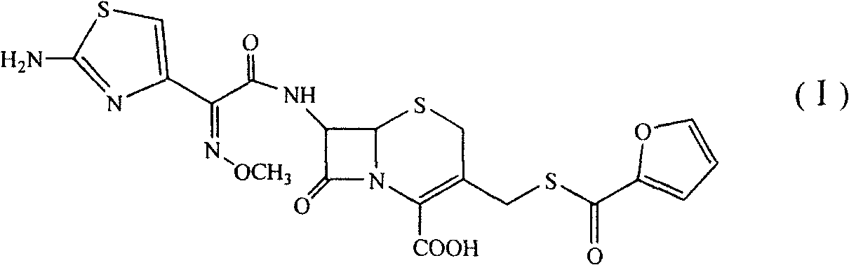 Benzathine salt of ceftiofur, preparation method and application thereof