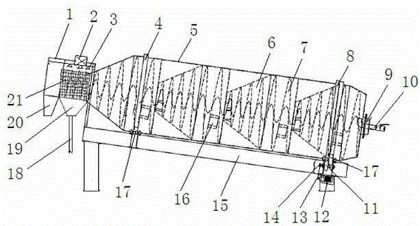 A high-efficiency continuous extraction device