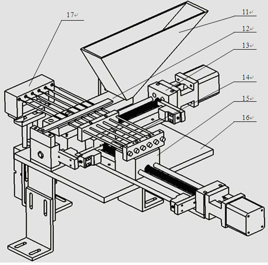 Multi-station rotary-table foam connection equipment for mercury thermometers