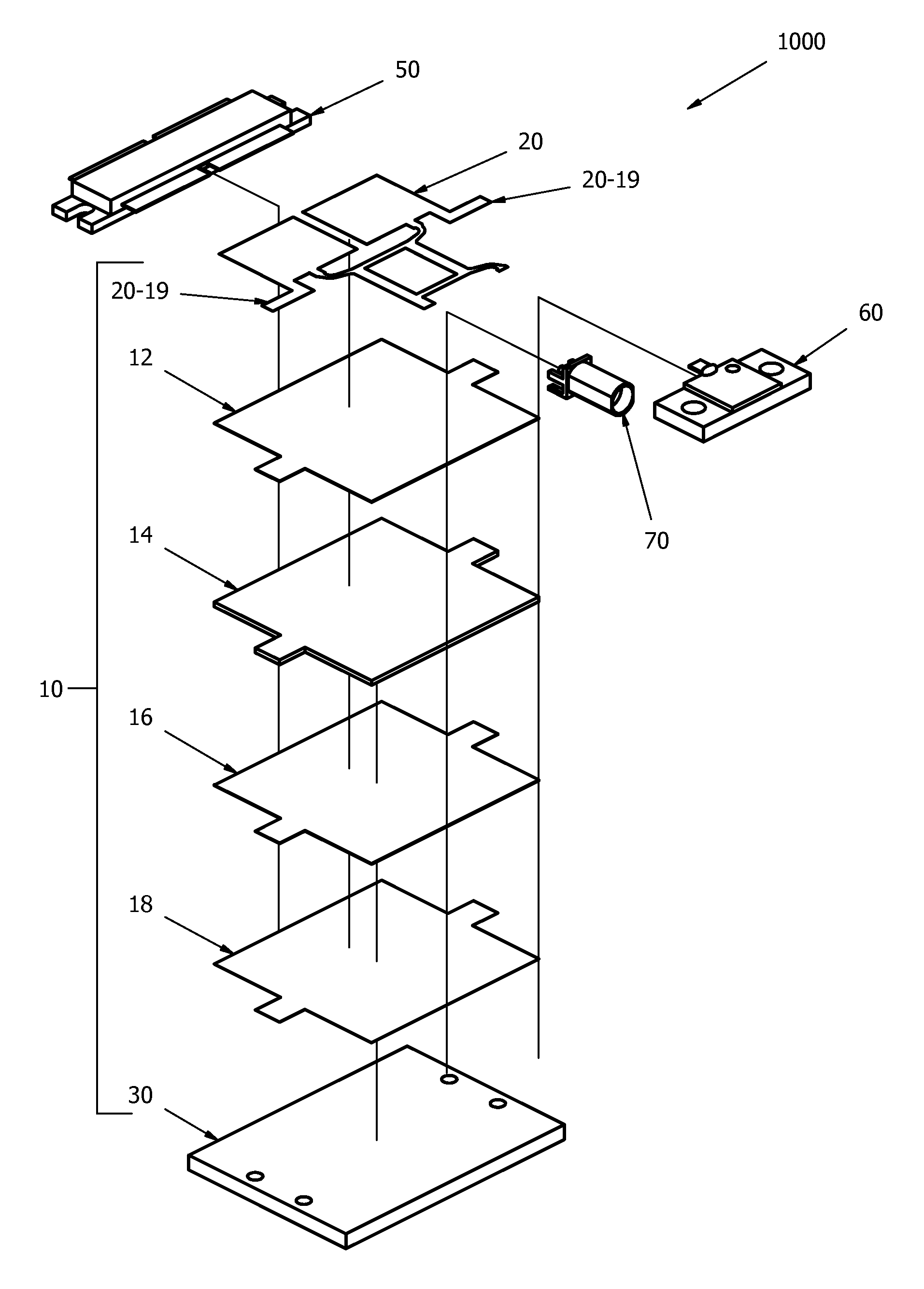 Stress relieved high power RF circuit