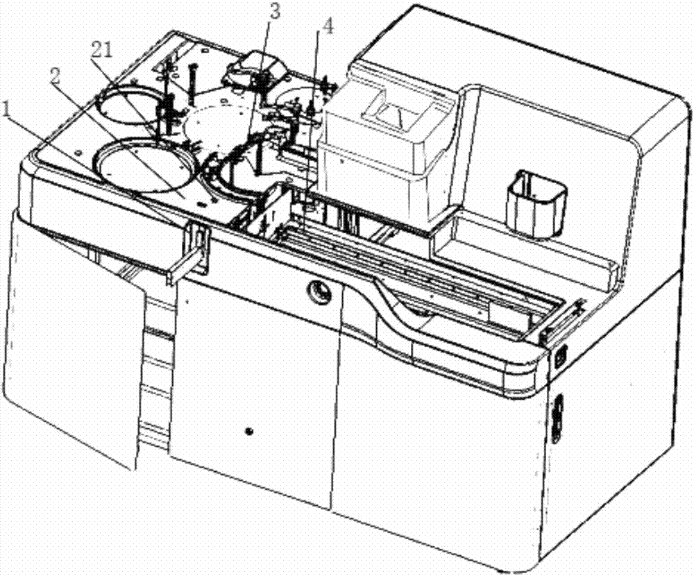 Analysis meter with independent emergency treatment structure