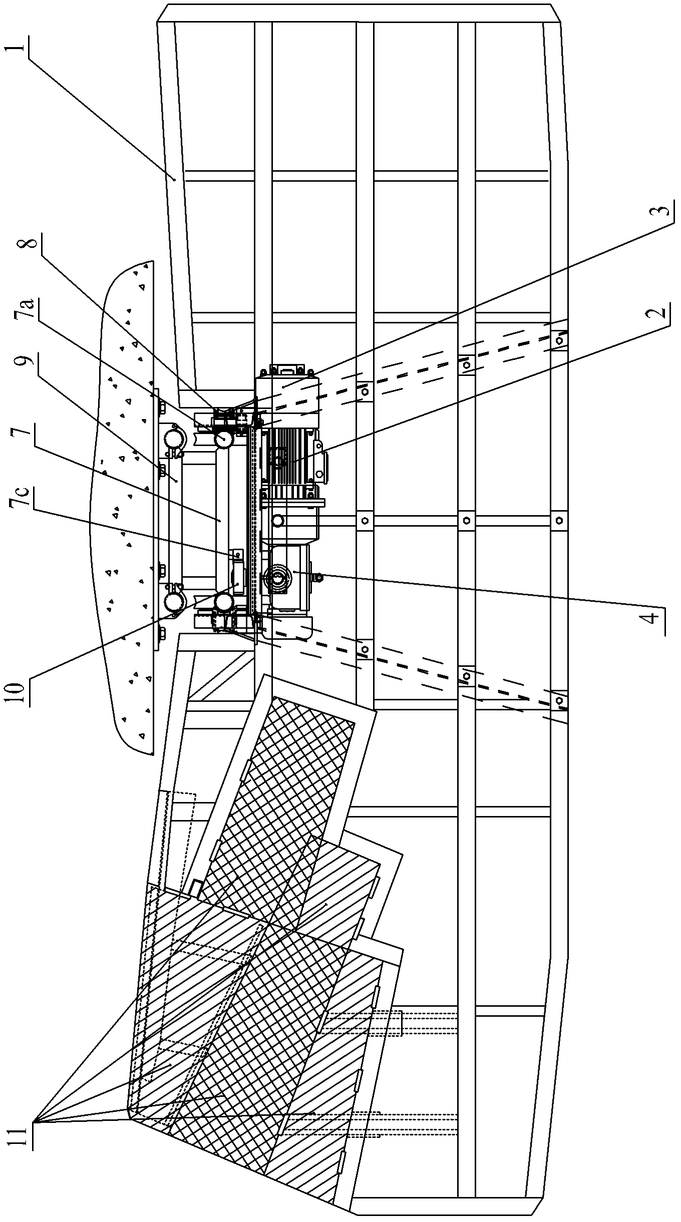 Mast-type lifting working platform