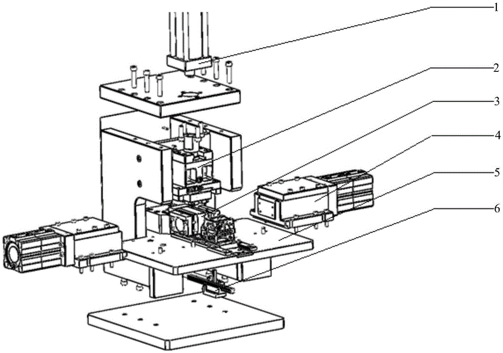 Flexible riveting equipment for automobile safety belt support