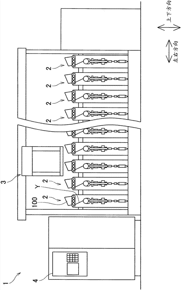 Yarn winding device