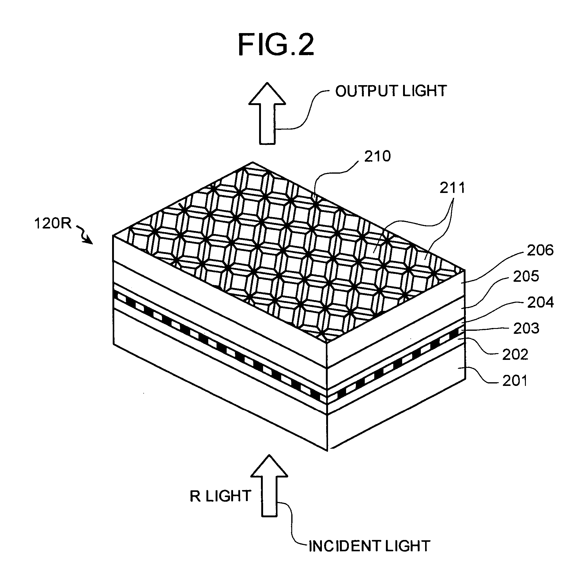 Spatial light modulator and projector