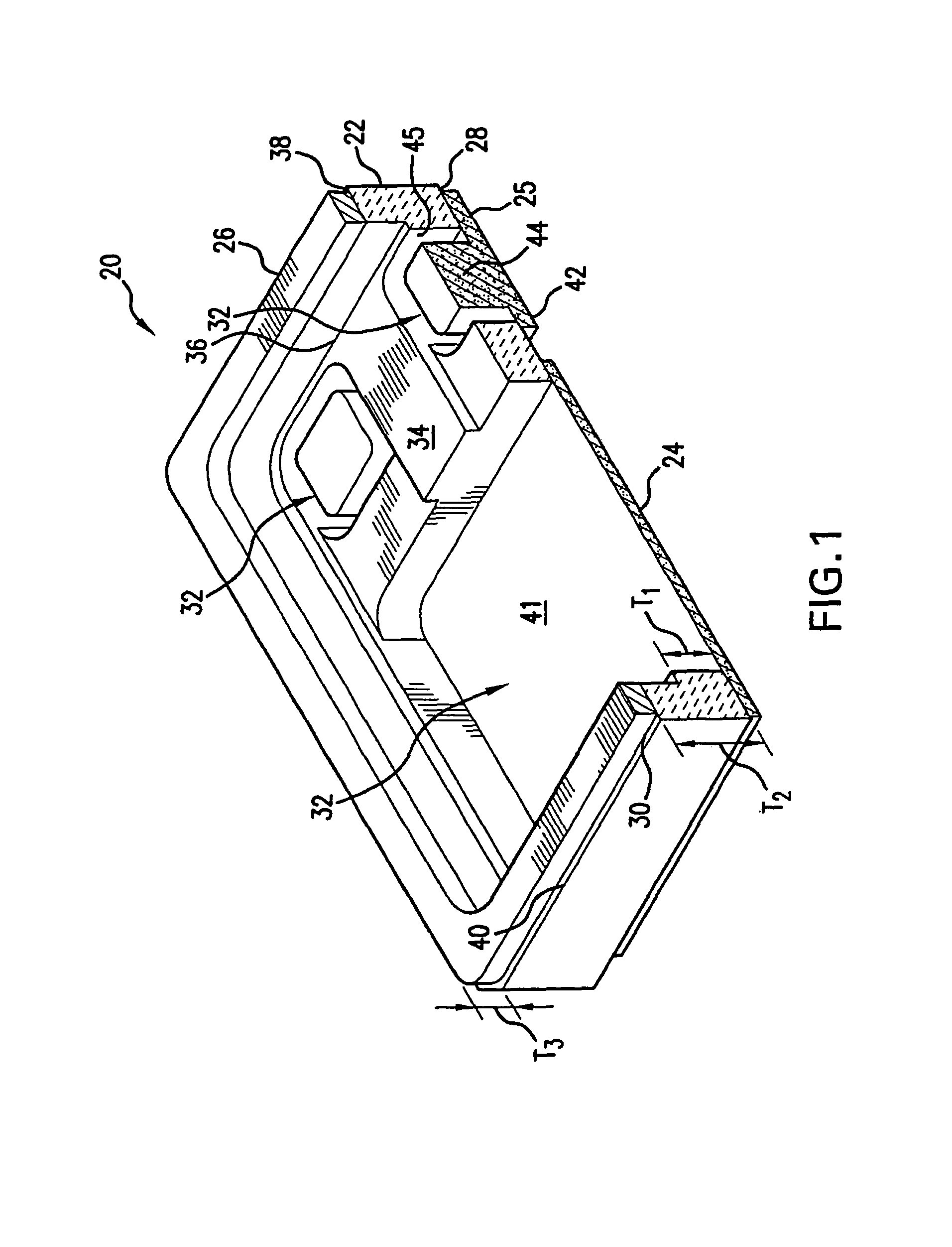 Surface mount package with ceramic sidewalls