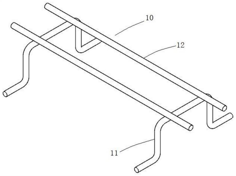 Prefabricated bottom plate preparation method, prefabricated bottom plate structure and construction method of prefabricated bottom plate structure