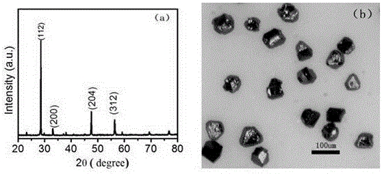 Preparation method for copper-iron-zinc-tin-sulfur micron monocrystal particles