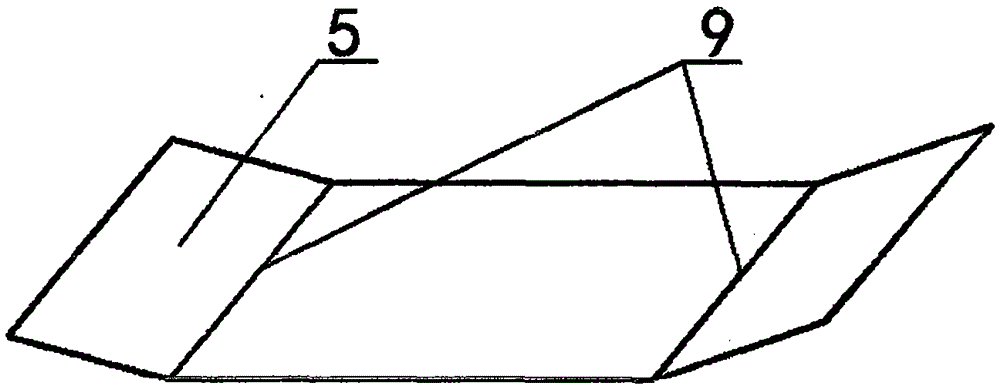 Combined metal filling box with slurry blocking pieces