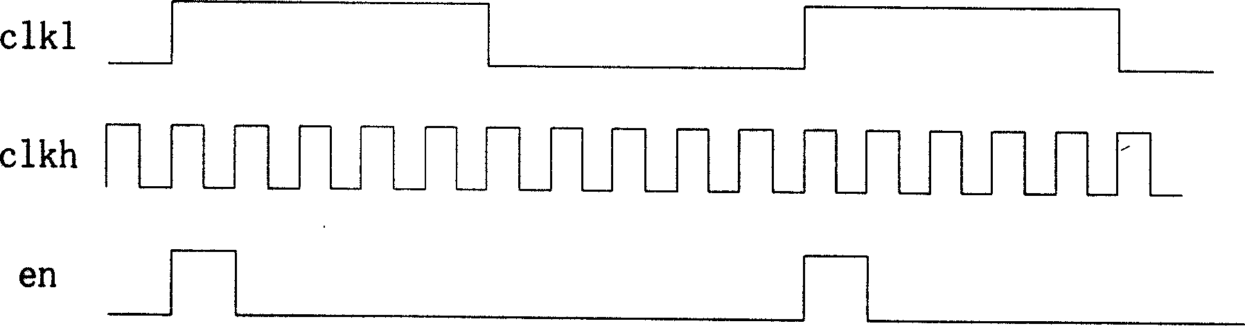 System for transmitting data frame of Etheent based on insertion between frames