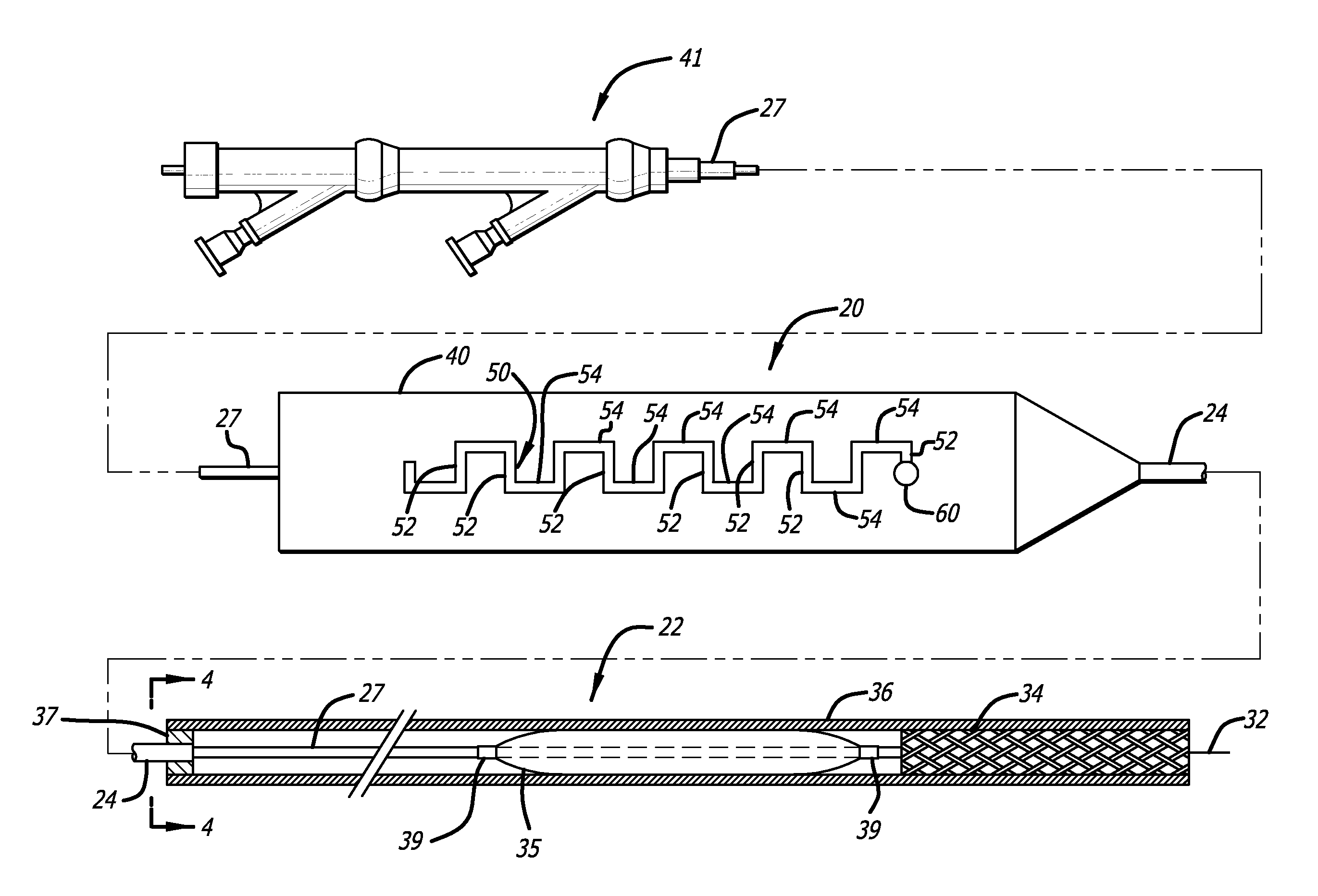 System for controlled prosthesis deployment