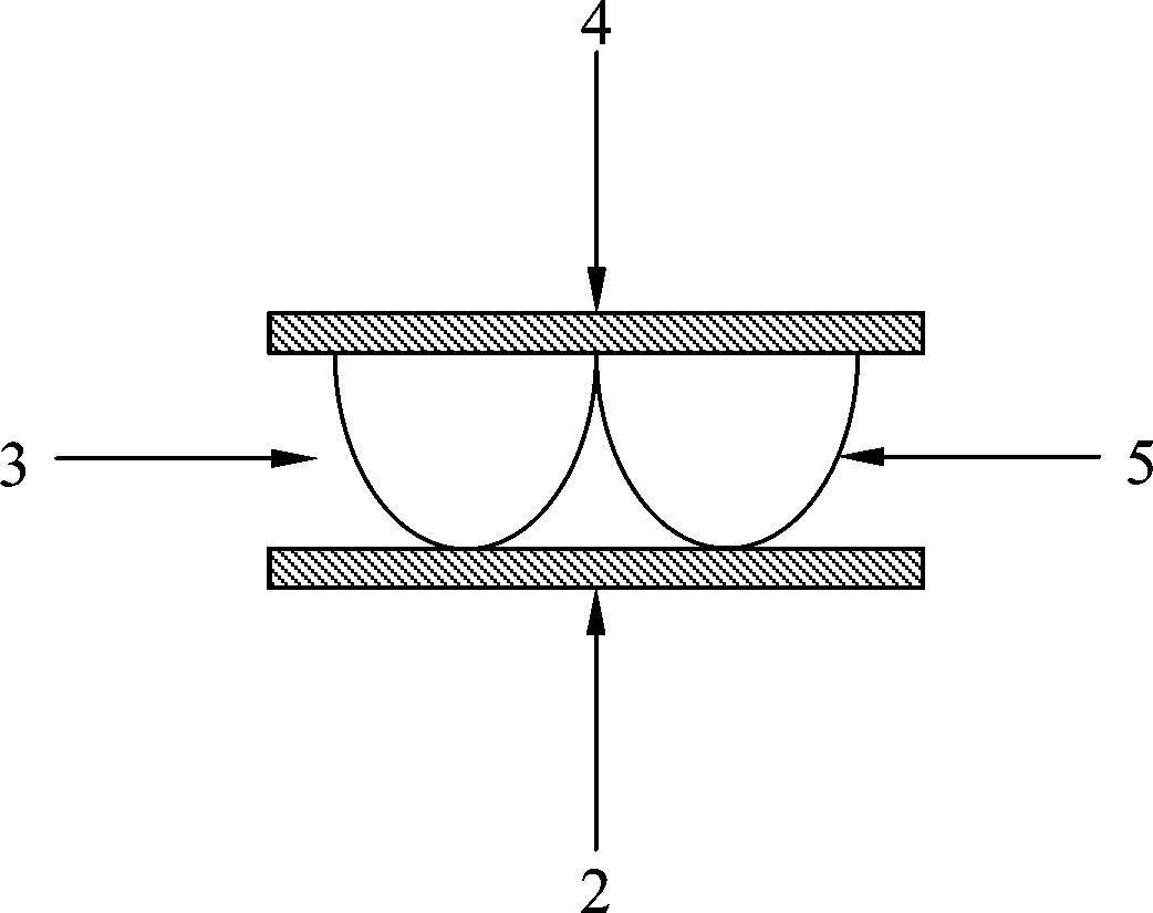 Continuous fiber prepreg tape winding pipe with hollow walls