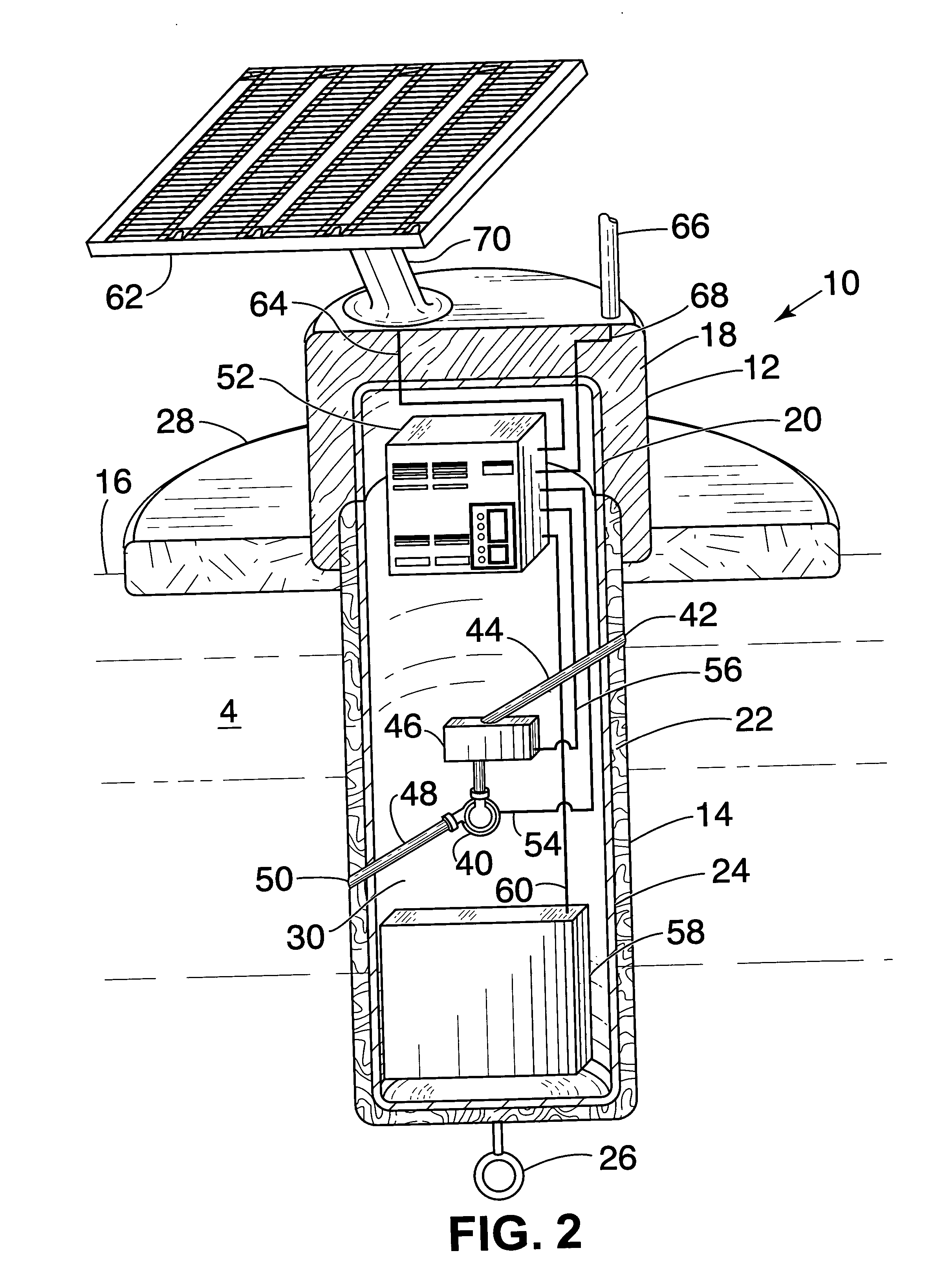 Freeze resistant buoy system