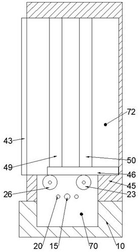 Cabinet equipment capable of automatically moving out communication electric appliance after opening door