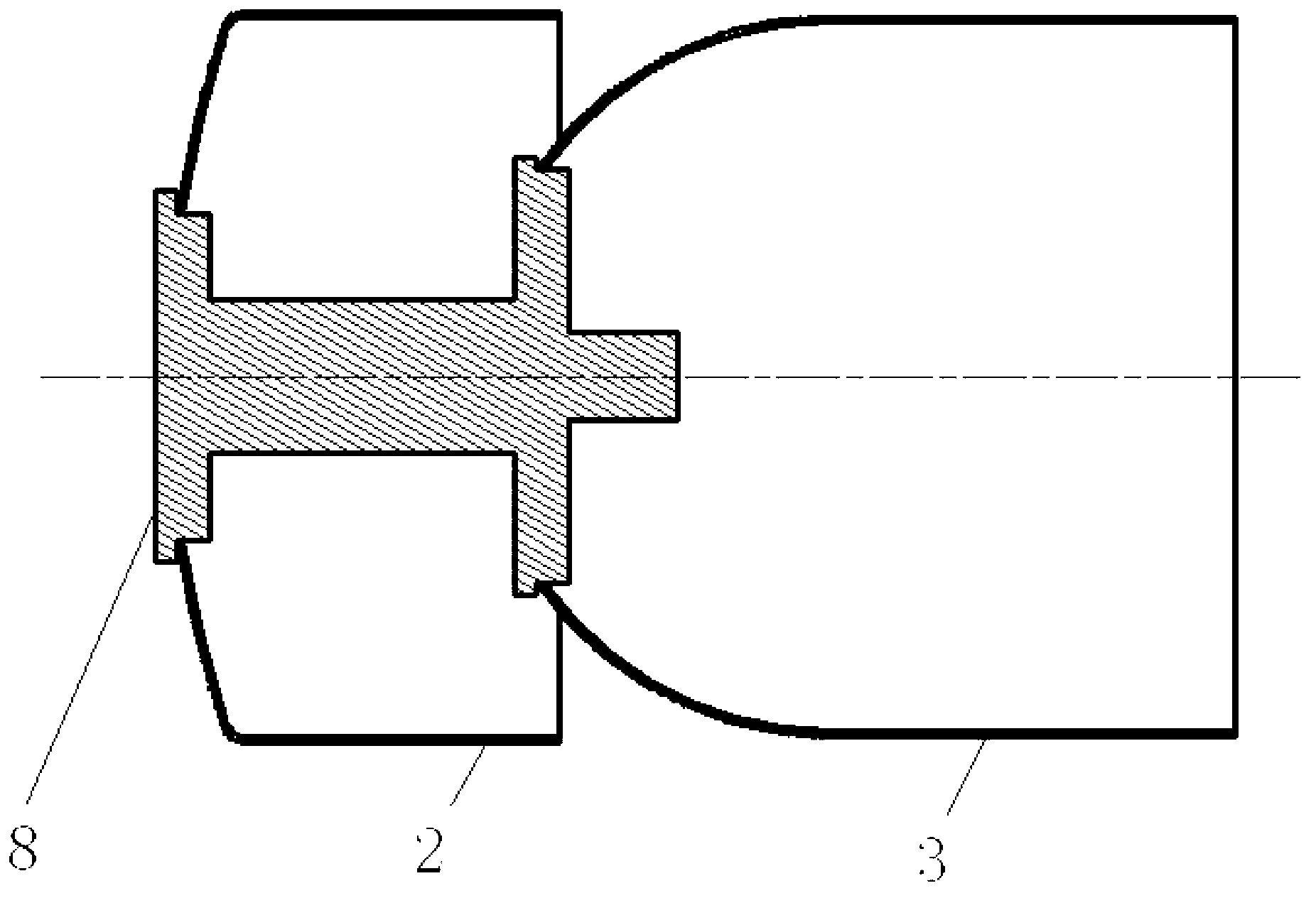 Stripe image converter tube racking tool and racking method