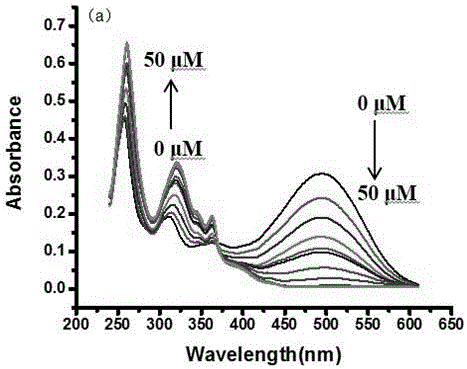 Synthesis and application of fluorescence-enhanced fluorescent molecule probe for rapidly detecting hydrogen sulfite ions or sulfite ions