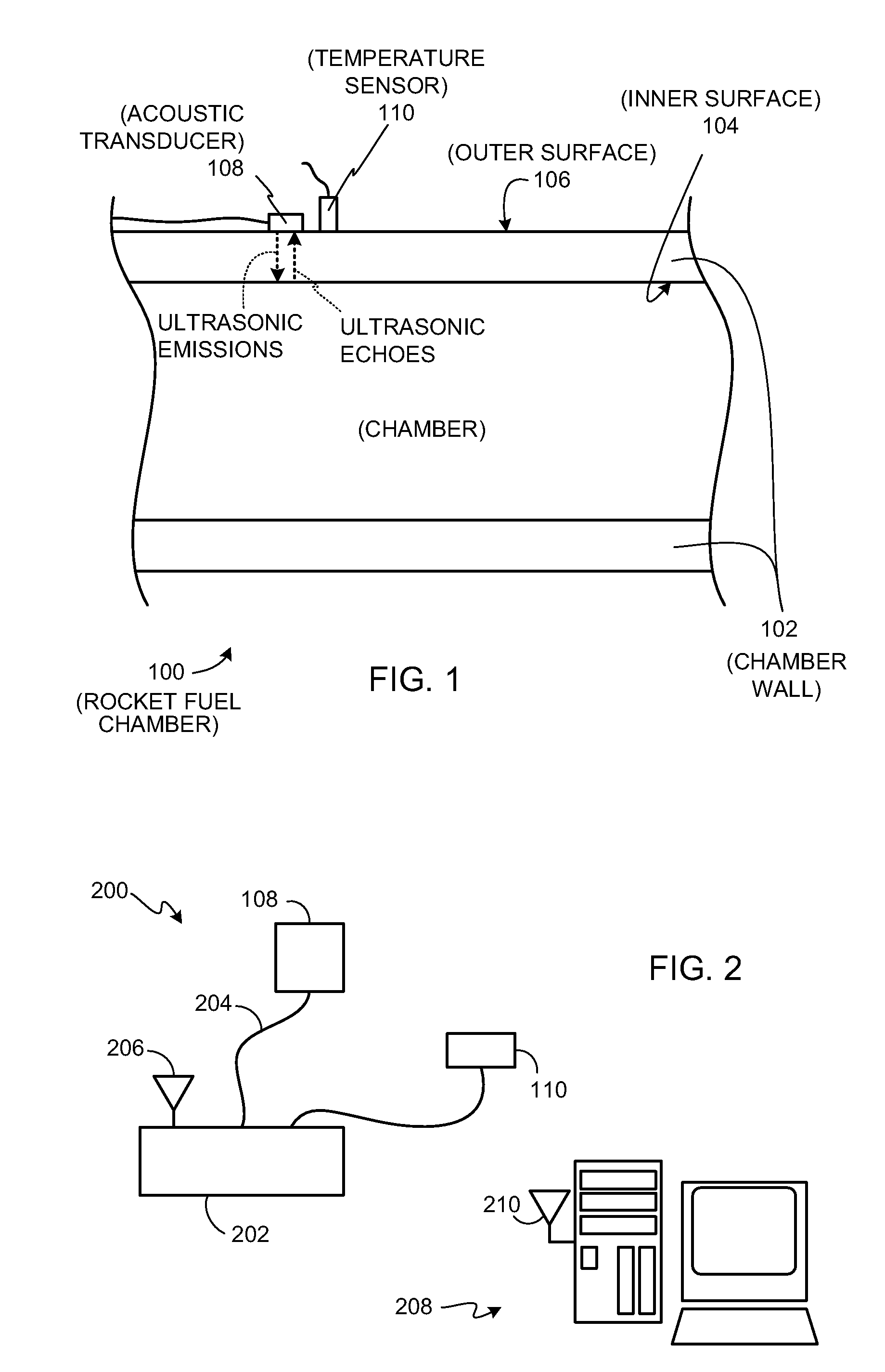 Methods and apparatus for measuring temperature and heat flux in a material using ultrasound