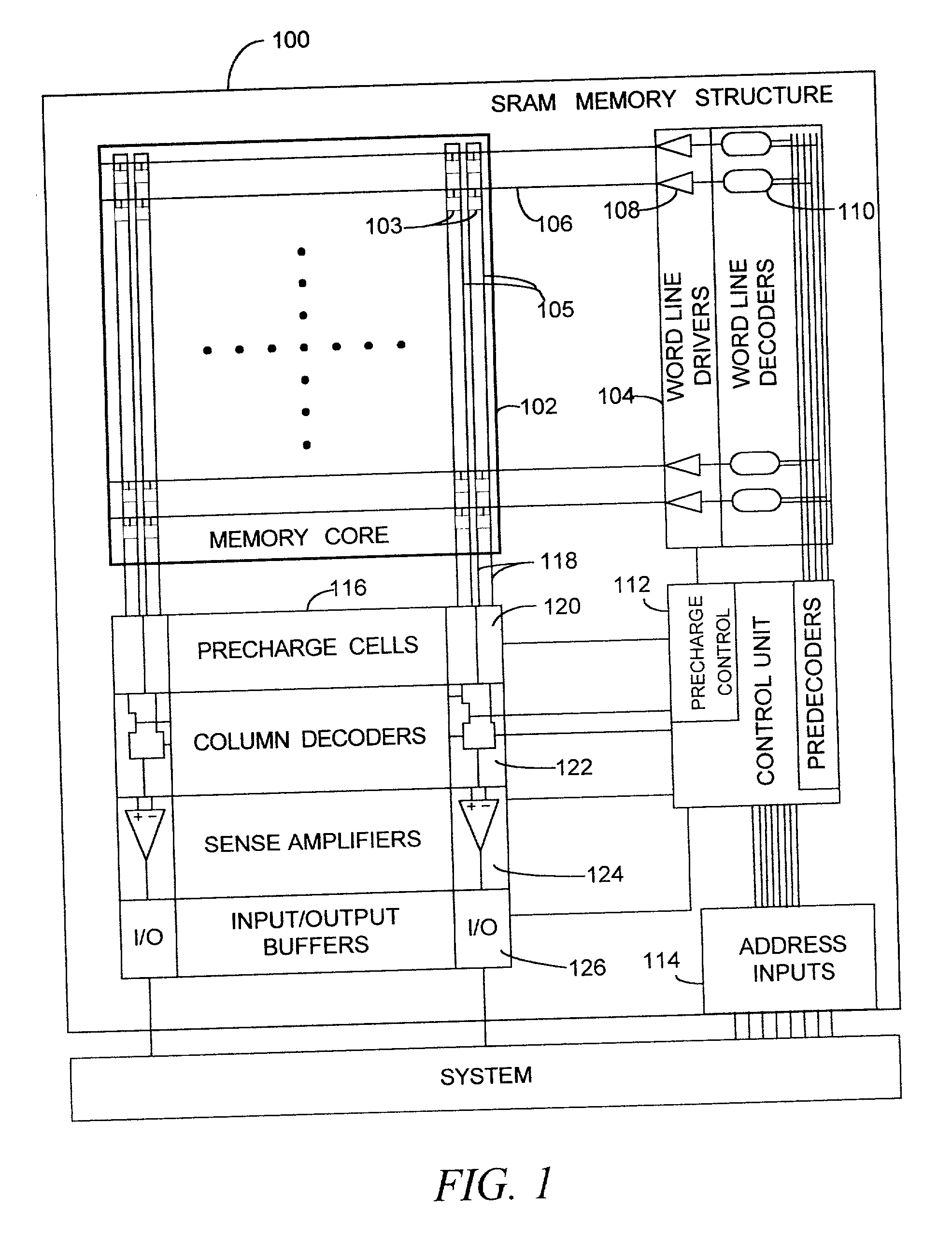 Memory architecture with single-port cell and dual-port (read and write) functionality