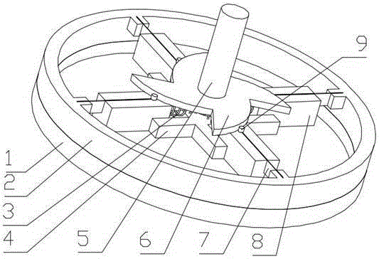 Variable-rigidity elastic joint of cam structure