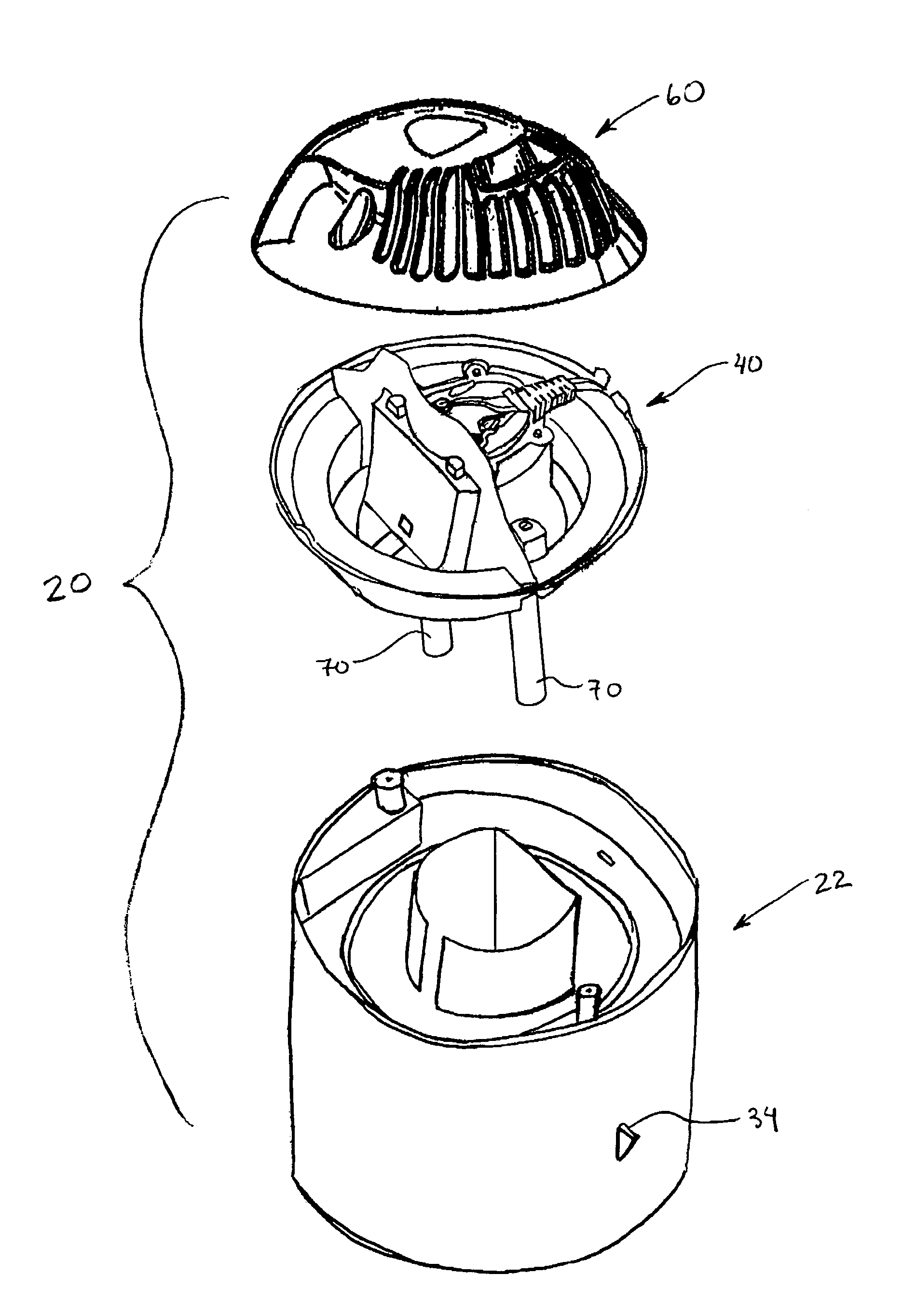 Cooler head vaporizer