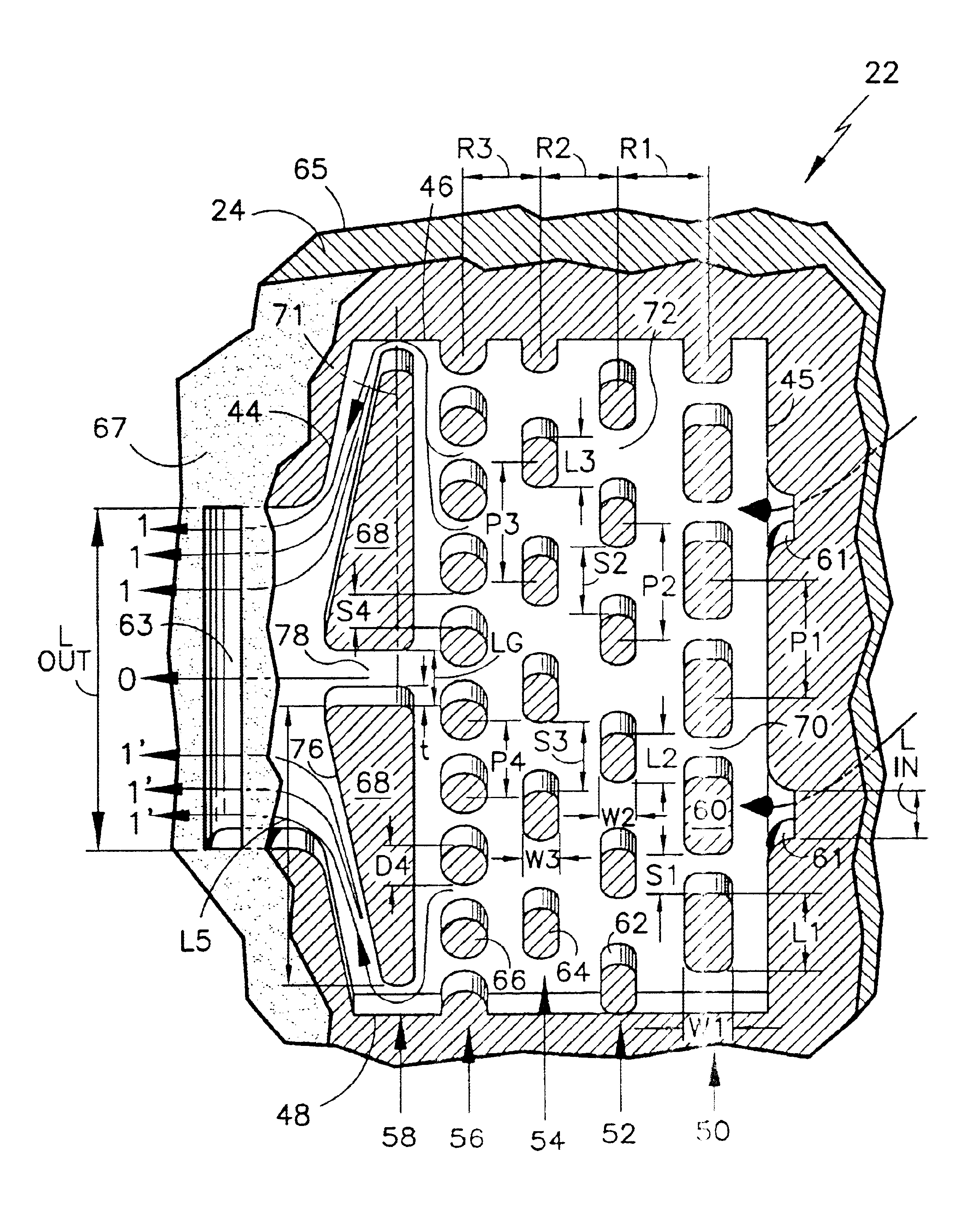 Microcircuit airfoil mainbody