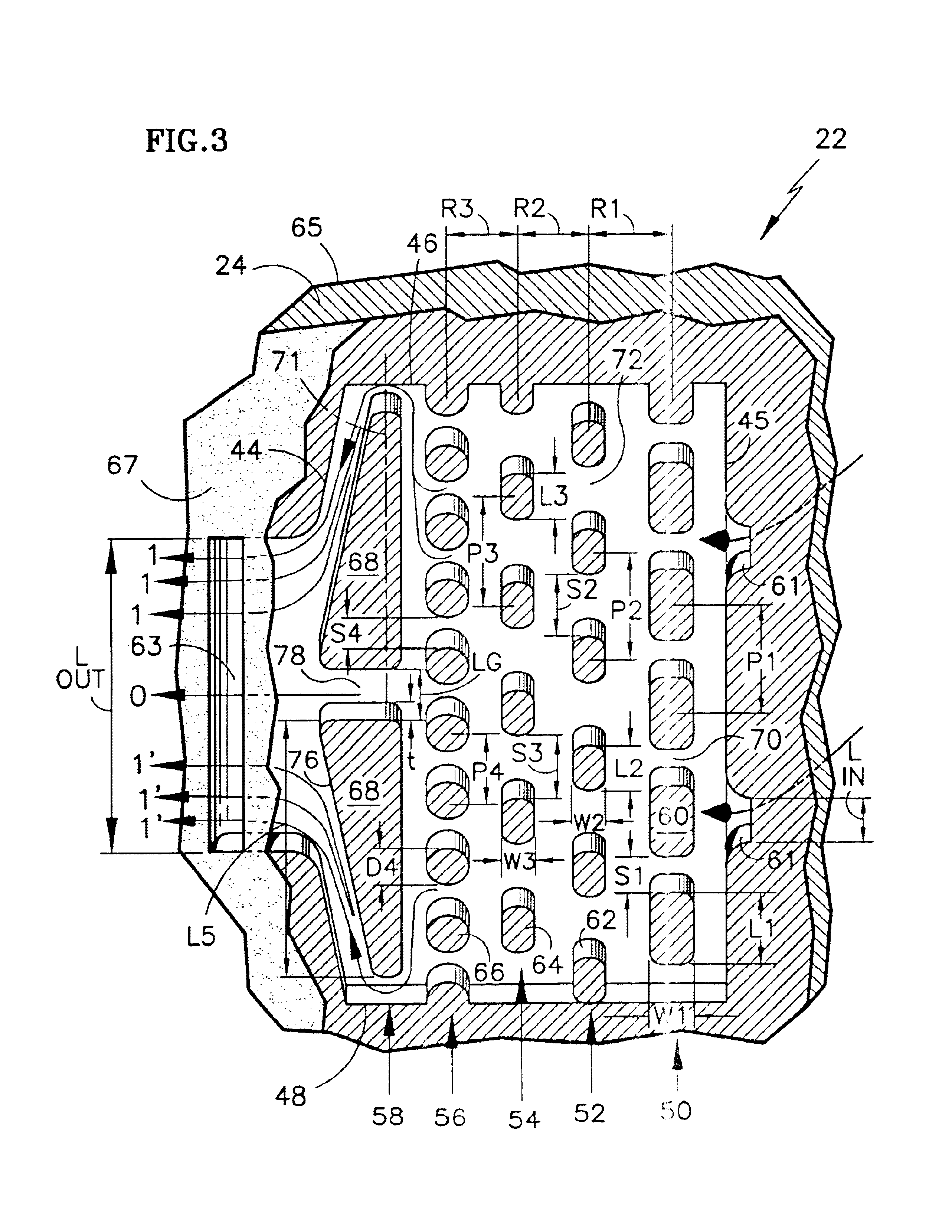 Microcircuit airfoil mainbody