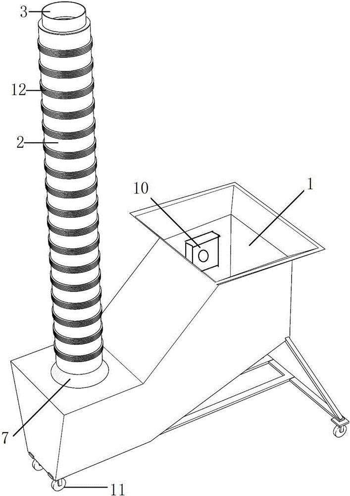 Crawling tube type feeding device