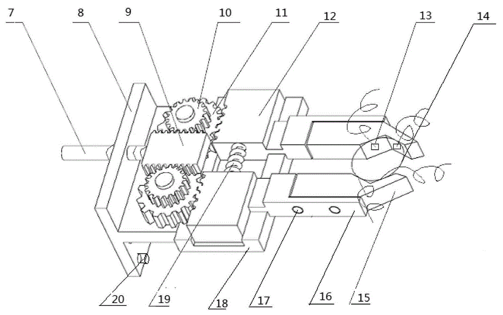 Special fixture for adjusting suspended beam lead screw position relative to guide rail