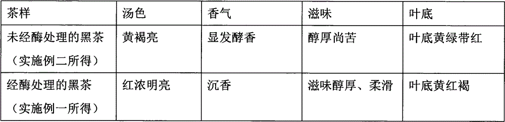 Biological compound enzyme preparation and dark green tea making process using same for improvement of tea quality