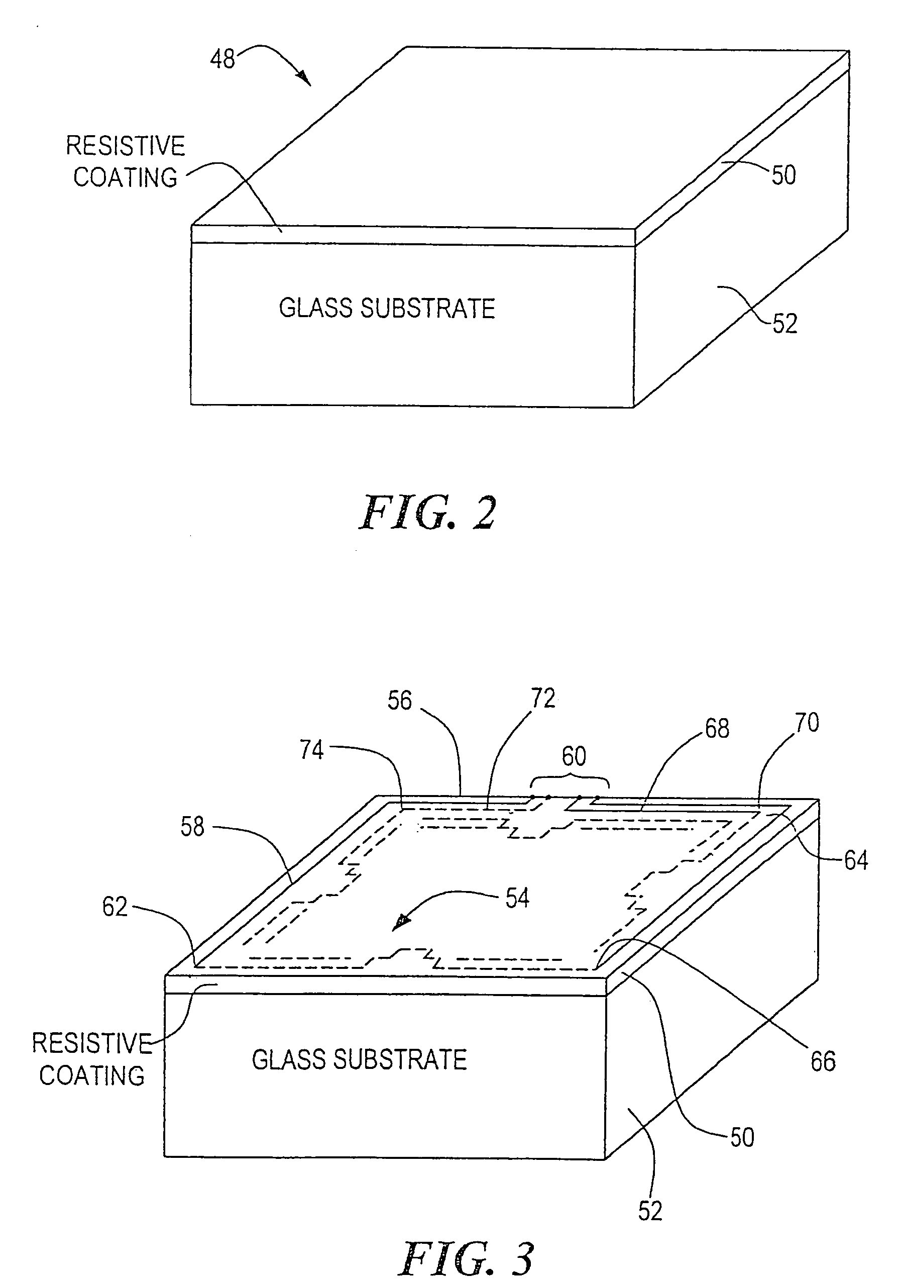 Touch screen panel with integral wiring traces