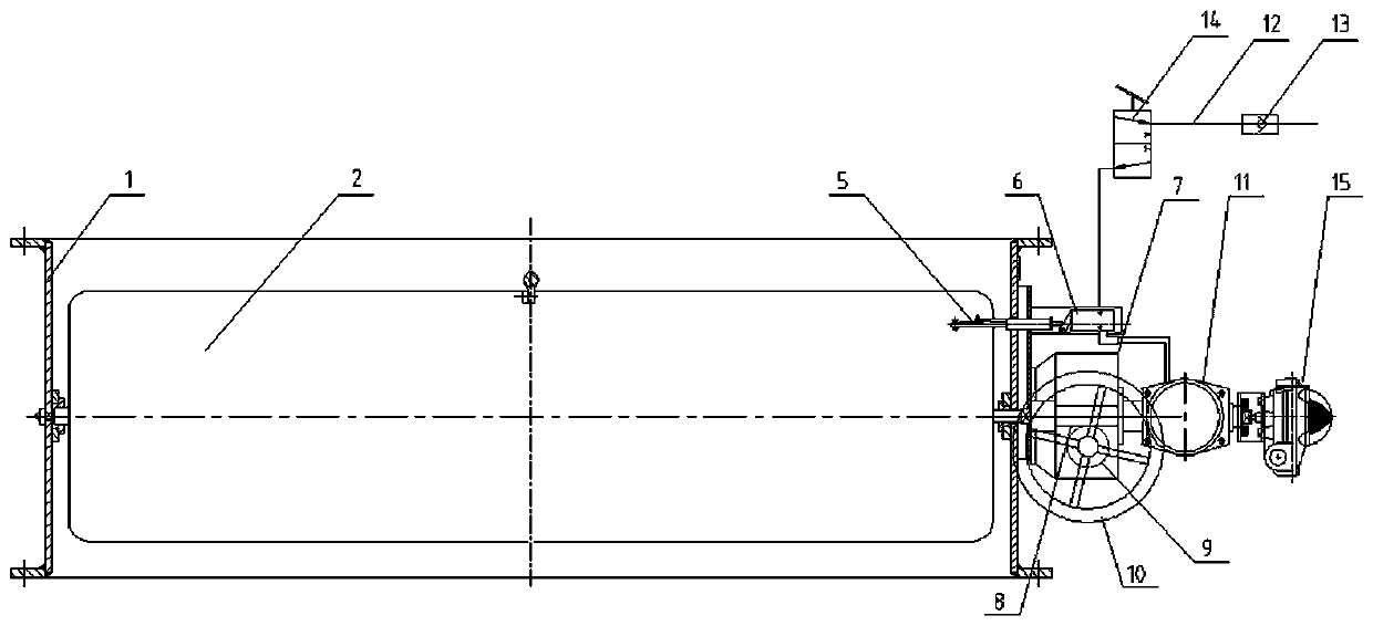 Marine manual, pneumatic and electric remote control fireproof air valve