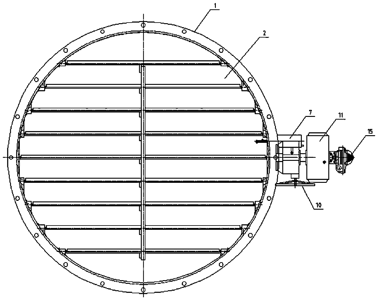 Marine manual, pneumatic and electric remote control fireproof air valve